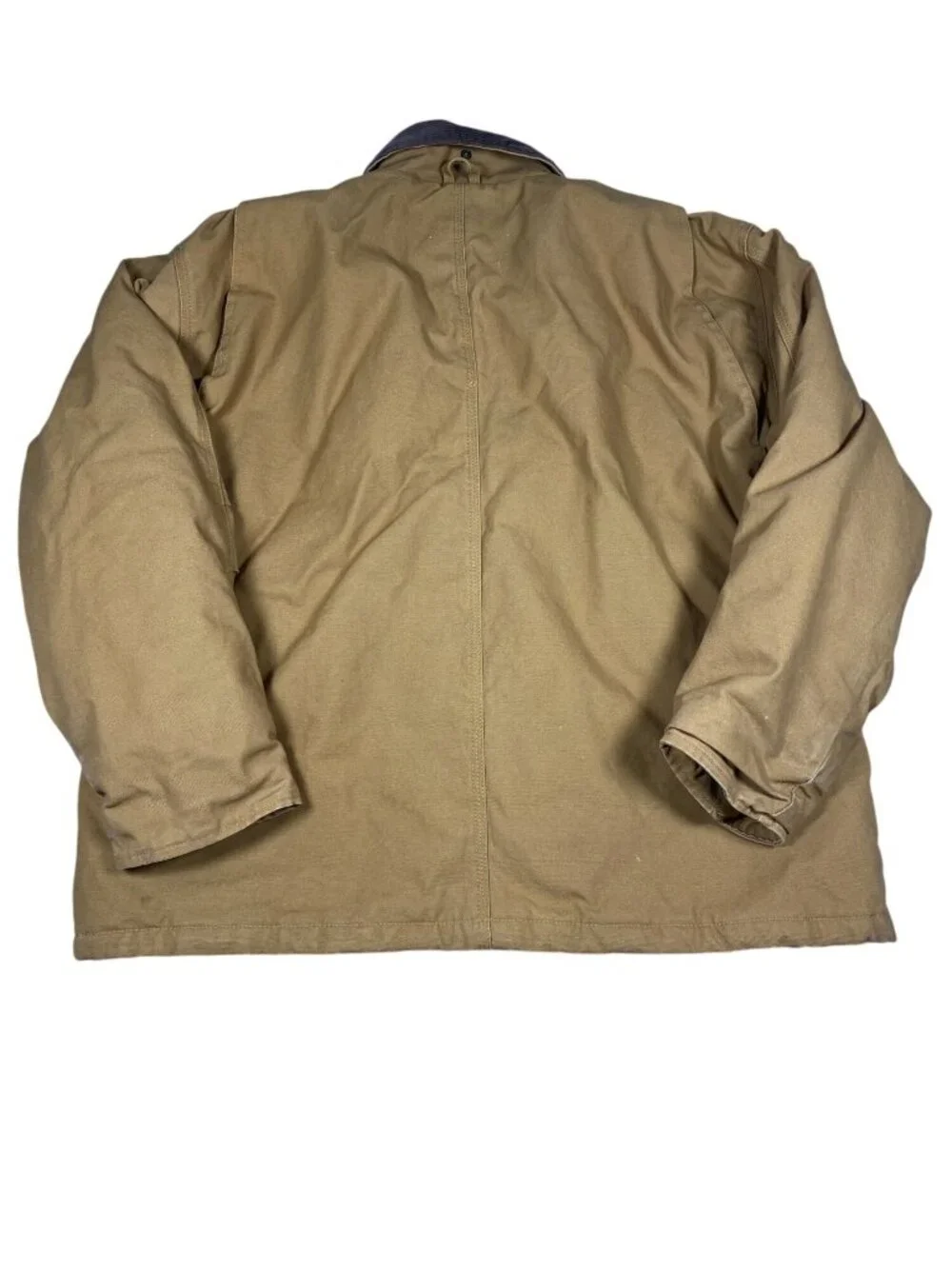 Berne Mens Tan Work Jacket XL Regular Cotton Shell Corduroy Collar Insulated